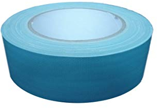 Handelskönig Gewebeband blau 50 mm x 25 m UV-Band Klebeband Panzertape mit hoher Klebkraft, reißfest, witterungsbeständig, für den Außenbereich