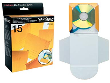 Mailer Versandkartons Cd-Dvd Variopac, 15 Stück