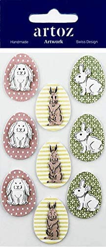 Artoz Artwork 3D Motiv-Sticker 185590-159Ostereier bunt