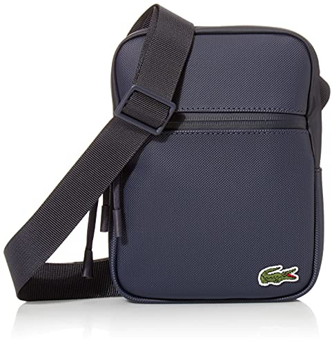 Lacoste Sac croisé plat en PVC pour homme