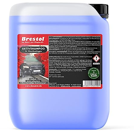 BRESTOL® Aktivshampoo 25 Liter Konzentrat - Aktivschaum Aussenreiniger Autoreiniger Auto-Shampoo für Autowaschanlagen Lackshampoo CarWash Waschstrasse