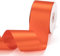 IHKFILAN Satinband, in Tarrid Orange (50 mm x 22.86 m), matt glänzendes Geschenkband, edles Schleifenband zum Dekorieren & Basteln, zum Einpacken besonderer Geschenke, für Hochzeiten, Taufen, uvm