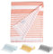 herzbach home Strandtuch Saunatuch Hamamtuch 100 x 170 cm 100% Baumwolle (Coral)