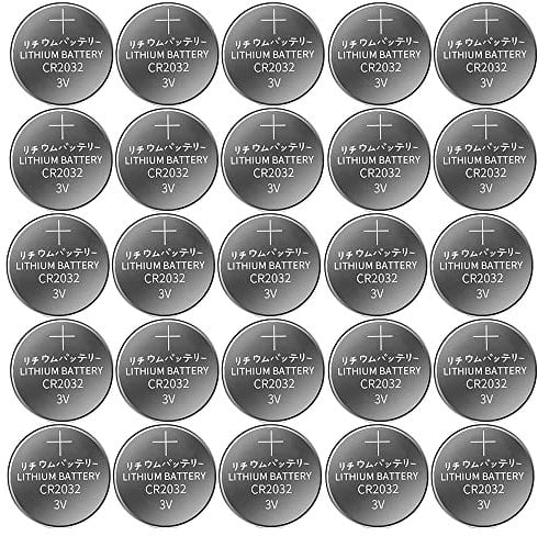 KAV 25 xCR2032 Replaceable Battery - Leak Proof Extra Alkaline Ideal for Remotes, Head Torch, Tea Light Candles, Toys, Key Fob, LED lights - 3V Lithium Batteries (CR2032, DL2032, ECR2032)