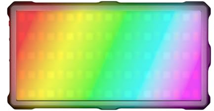 Instarter Lampe Vidéo LED 10 W RGB Éclairage aimantée Lumière magnétique Bi-Color Contrôle Via Application – Diffuseur Fonction powerbank Streaming TikTok Youtube Accessoires Photographie