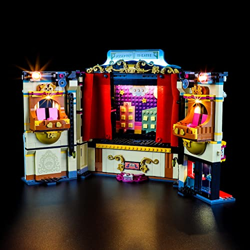 BRIKSMAX Kit d’éclairage à LED pour Lego Friends L’école de théâtre d’Andréa - Compatible with Lego 41714 Blocs de Construction Modèle- Pas inclure l’Ensemble Lego