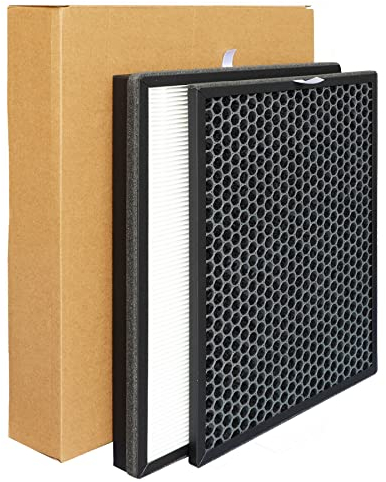 LRFDRESS FY2422 Filtro HEPA e filtro a carbone attivo FY2420 ricambio per Philips AC2889, AC2887, AC2882, AC3829/10 serie 2000 e 2000i purificatore d'aria accessori (1 filtro Hepa e carbone attivo)