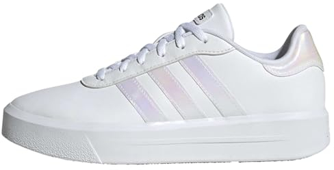 adidas Damen Court Platform Shoes Schuhe, Cloud White/Reflective White, 40 EU