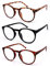 Vecien Lesebrille 3 Stuecke Federn-Scharnier Brillen Mattes Finish fürein, Kristallgläser gibt Ihnen ultra-klare Sicht, Federscharniere Musterdesign für Männer und Frauen (3.5 Dioptrien)