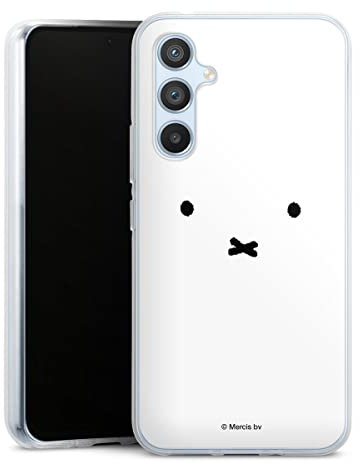 DeinDesign Silikon Hülle kompatibel mit Samsung Galaxy A54 5G Case transparent Handyhülle Hase Miffy Dick Bruna