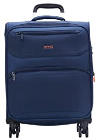 JUMP Valise Extensible 4 Roues Moorea 2 (MX02/MX03/MX04/MX05) (Marine, 55x40x20/24 cm)