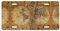 Vintage Alte Weltkarte Gedruckt Nummernschild Aluminium Auto Tag Auto Front Nummernschild Dekor Für LKW Rv Suv