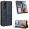 COMAKU Cover ZTE Blade A34, Custodia a Portafoglio Pelle con Supporto e Chiusura Magnetica - Blu