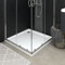 ARKEM Plato de Ducha Cuadrado de ABS Blanco 80x80 cm Mamparas De Ducha Frontales