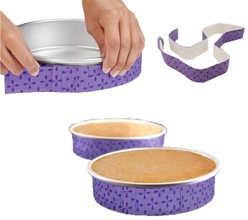 zalati Cake Strip Bake-Even Baking Tin Tray Wraps Super Absorbent Cake Pan Dampen Belts for Cake Baking