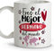 LolaPix Regalos personalizados para hombre. Regalo hermano mayor. Tazas originales para regalar. Regalo hermano. Regalos para hermanos. Taza cerámica 330 ml.