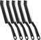 YUDANSI Gap Deep Cleaner Bathroom Toilet Brushes, 5pc No Slip Long Plastic Handle Crevice Cleaning Brush Set, Long Handle Flexible Bristles Bathroom Cleaning Toilet Bowl Brush Gap Cleaning Brush