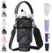 AceTreker Custodia per bottiglia d'acqua con cinghia per Stanley 40/30 once Tumbler isolato Thermos Cup Carrier Bag con manico in paracord, tasca per telefono e copertura per cannuccia, per auto,