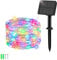 Etopgo Solar String Lights Outdoor Garden, 5M 50LED Solar Powered Fairy Lights Waterproof,8 Modes Copper Wire Solar Decoration Lights for Tree,Patio, Garden,Yard,Home,Wedding,Party