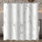 Lerores Duschvorhang 300x200cm Marmor, Beschwerter Saum Antischimmel Textil, Wasserdicht, Waschbar Polyester Stoff Badevorhänge mit 14 Ösen und Duschvorhangringen für Badezimmer, Badewanne