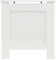 Panana Classic Radiator Cover Wall Cabinet, MDF Wood Cabinet Shelf Heating Covers for Living Room, Hallway,White Diamond Style (Small)