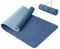 Good Nite Yogamatte, dick, 10 mm, TPE, Yogamatten für Damen und Herren, rutschfeste Gymnastikmatten für Zuhause, Fitness, Workout-Matte, Pilates, 183 x 61 x 1 cm, Marineblau/Himmelblau