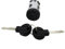 Vuzmode Jeu de barillets de Serrure de Porte, for Fiat, Scudo, citroën, XM XANTIA SYNERGIE expédition Jumpy 1995-2007 9170.AY 4162C9 Cylindre de Barillet de Serrure de Porte avec clés(1pc Barrel)