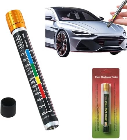 Lackdickenmessgerät Magnet, Lackmessgerät Auto, Lackmessgerät Auto, Autolack Tester Gerät, Schichtdickenmessgerät Auto, Magnetisches Schichtdickenmessgerät, für Karosserie Schadens Detektor