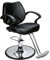 Barberpub Friseurstuhl Friseursessel 2057BK, Bedienungsstuhl Friseureinrichtung Höhenverstellbar Hydraulisch, Kunstleder, Schwarz