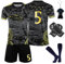 Maillot De Foot Enfant 2025 Ensemble de Maillots de Football, Soccer Jersey Home/Away Sport Tshirt avec Chaussette, Ensemble Homme Sports & Outdoor Football Jersey, Cadeaux pour Fans et Enfants