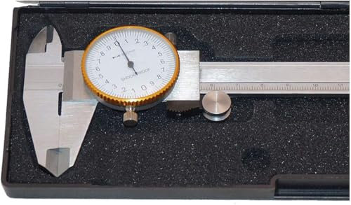 YASTA Calibro centesimale a corsoio con orologio precisione 150 mm