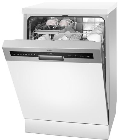 Amica Einbau Geschirrspüler 60cm silber Aqua Stopp teilintegriert OpenDry SmartTray 1/2 Besteckschublade Sartzeitvorwahl