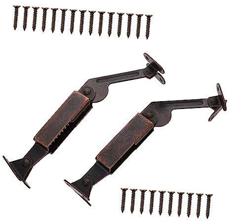 HOMSFOU 2Stücke Universalscharnier für Kasten Deckel Einfach zu Installieren für Möbel und Türen Langlebig und Kompakt mit Weicher Schließbewegung