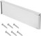 Door Letterbox Flap 11.5 Inch 1 Set, Chrome Letter Box Cover for Front Door with Draught Excluder Brush and Sprung Prevents Draughts Coming Through Compatible with UPVC Composite Wooden Doors Silver