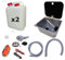 XENPER®️Kit Fregadero Camper Mediano con Tapa GARRAFAS A Elegir – Ideal para Kit Camper Furgoneta, Lavabo Caravana y Cocina Camper, Ideal para Muebles Camper (Grifo Lado Derecha, 2 GARRAFAS 10L)