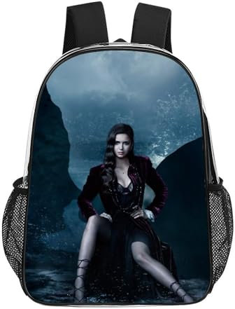 ILWVWVHK The Vampire diaries Backpack Favorite Clear Swim Bag Transparent PVC Waterproof School Rucksack for Boys Girls Kids