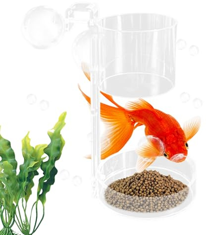 Aquarium Futterautomat Mit Schwimmendem Und Sinkendem Design - Fischfütterungsschale,Futterhalter Für Arbeitsplatz Enthusiasten Anfänger Hobbyisten Zuhause Kleine Aquaristik