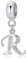 Letter Charm 925 Sterling Silver Beads Alphabet Charms R Charm Anniversary Charm Words Charm fits Pandora Charms Bracelet (R)