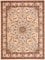 Carpeto Orientteppich Teppich Beige 120 x 170 cm Medaillon Muster Kurzflor Verona Kollektion