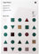 GLITTERPAPIERBLOCK, XMAS MIX