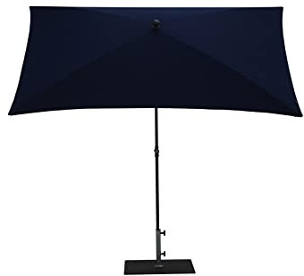 Maffei Art 136R Kronos Sonnenschirm, rechteckig, 240 x 150/4. Made in Italy (blau)