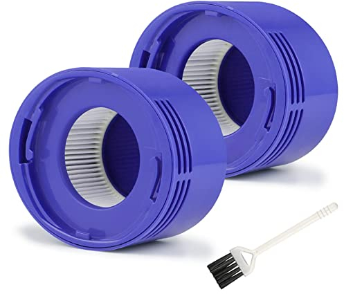 MXZONE 2 Premium Vakuum HEPA Post Filter Set kompatibel mit Dyson V7 V8 Absolute und Animal Staubsauger Ersatzfilter Teil 967478