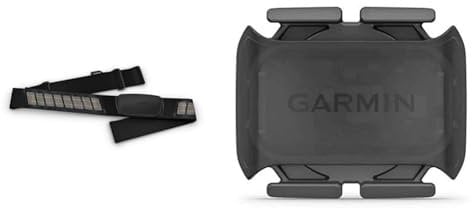 Garmin HRM-Dual - Premium Heart Rate Monitor Chest Strap & Bike Cadence Sensor 2, Wireless Sensor that Measures Pedal Strokes per Minute with ANT+ Connectivity and Bluetooth