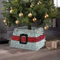 Christmas Xmas Tree Skirts | Tinsel Stand Base Basket Cover | Festive Tidy Decoration (Tinsel - Silver)