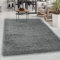 Carpetsale24 Shaggy Hochflor Teppich Hellgrau 200x290 cm Extra Weich & Waschbar - Jute Rückseite für Fußbodenheizung, Einfarbig & Flauschig für Wohnzimmer & Schlafzimmer