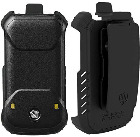 DuraXE Epic für AT&T Swivel Gürtelclip Holster, Tru Flex Belt Clip Holster von Wireless ProTech für Kyocera DuraXE Epic Phone Modelle E4830 E4830NC