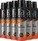 Fa Men Deospray Red Cedarwood (6 x 150 ml), Anti-Transpirant mit kraftvollem Duft von Zedernholz und Whiskey, Deo ohne Aluminium für bis zu 48 h Deo-Schutz