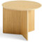 HAY Slit Beistelltisch Holz 45 x 35.5 cm Eiche lackiert