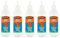 CLÉOPÂTRE Lot de 5 CléoWoods - Colle Bois avec Embout Applicateur Transparent - 500 g
