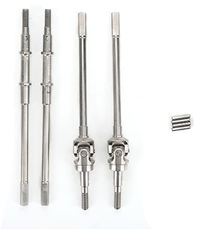 Dioche Arbre de Transmission RC, Arbre d'entraînement de l'essieu Avant et arrière adapté au modèle de Voiture AXIAL SCX10 II 90046 90047 RC